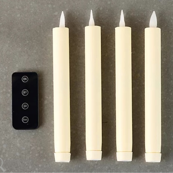 Set of 4 Candlelight Oval Window Candles - Picture 2 of 2